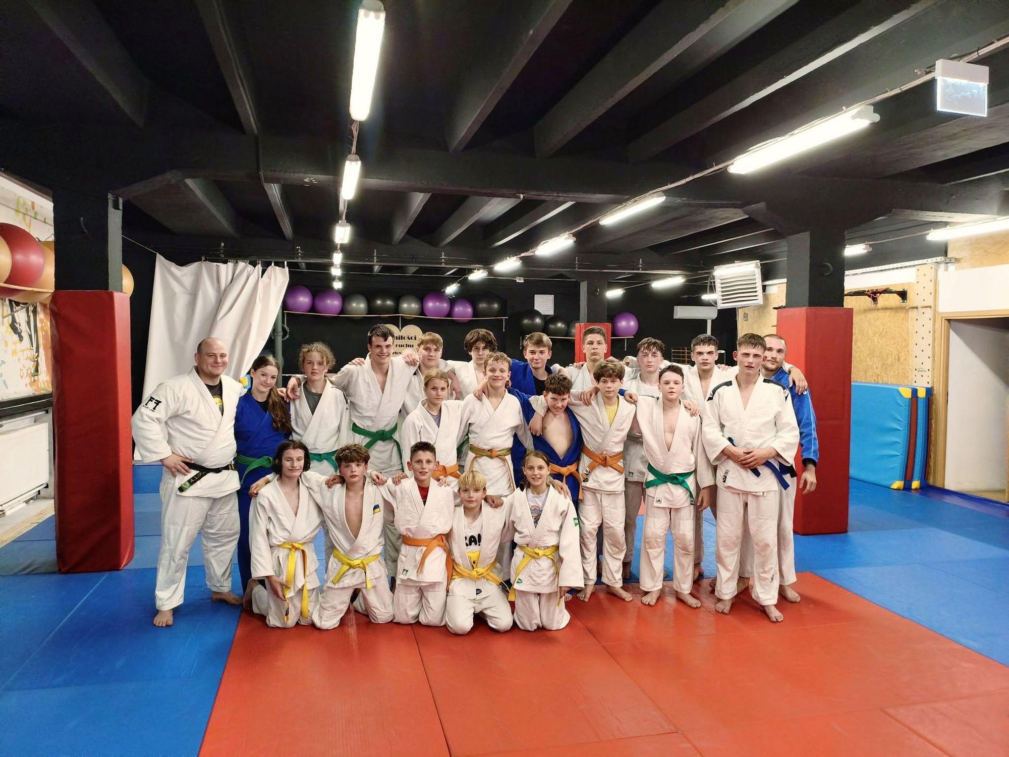 Sekcja judo KS Cieszyn na macie